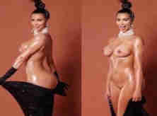 Kim Kardashian Pelada Posou Nua em Fotos Quentes